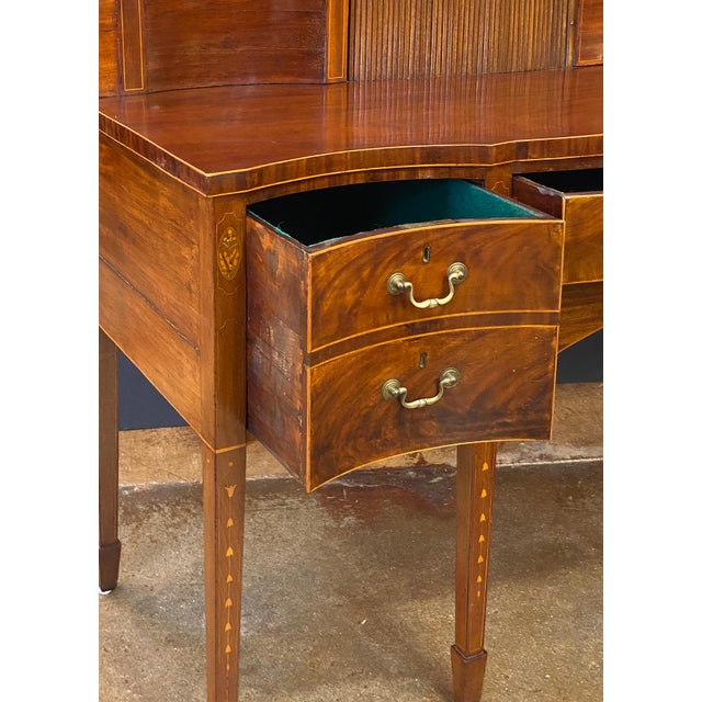 English Sideboard Console Server of Inlaid Mahogany From the Georgian Era For Sale In Austin - Image 6 of 8
