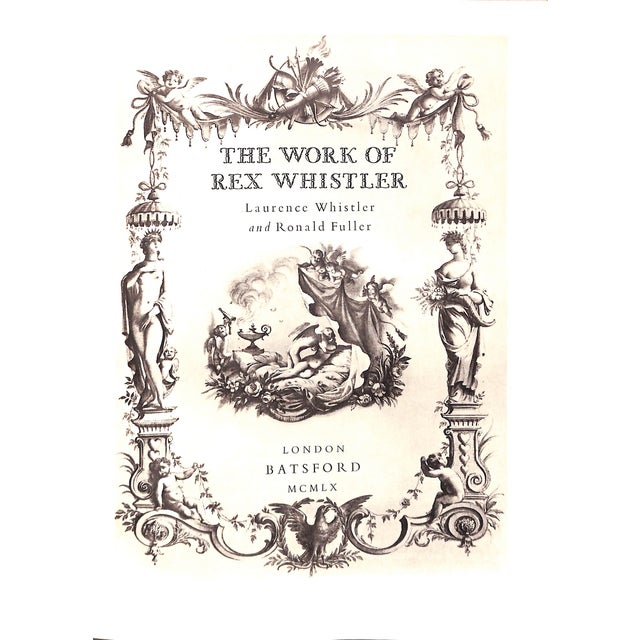 Traditional "The Work of Rex Whistler" 1960 Whistler, Laurence For Sale - Image 3 of 12