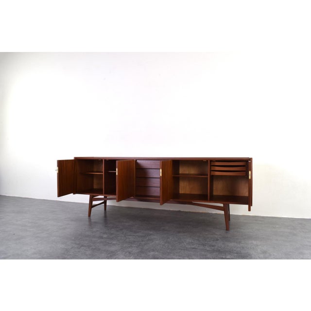 Mid-Century Modern Danish Teak Sideboard, 1960s For Sale - Image 13 of 18