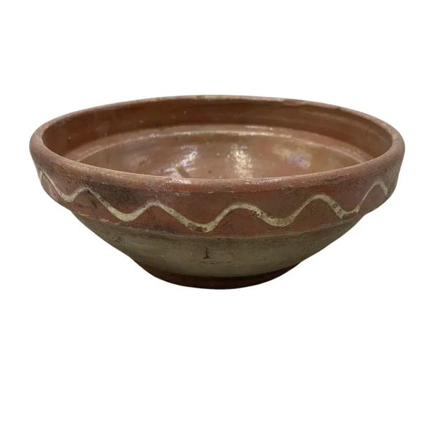 Vintage Hungarian Folk Art Decorative Bowl For Sale In Los Angeles - Image 6 of 6