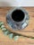 Vintage Iridescent Stoneware Vase For Sale - Image 3 of 4