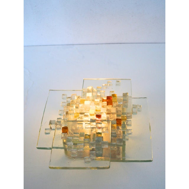 Pavo Wall or Ceiling Lamp in Murano Glass by Albano Poli for Poliarte, Italy, 1970s For Sale - Image 11 of 11