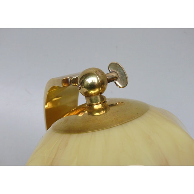 Vintage Bauhaus Bedside Lamps in Brass, 1920s, Set of 2 For Sale - Image 14 of 18