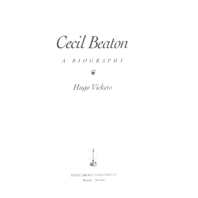 VICKERS, Hugo [656] pp. Little, Brown and Company 1985 First American Edition w/ [3] pp. hand-written letter w/ pencil...