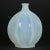 Rene Lalique opalescent glass 'Malines' vase. Pattern features fern fronds, climbing up the sides. Stencilled makers mark,...