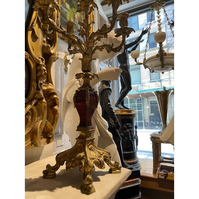 18th Century Tiffany & Co. Clock and Candelabra Set- 3 Pieces For Sale - Image 10 of 12