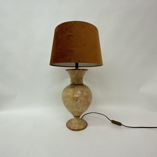 Vintage Tessellated Marble Table Lamp by Maitland Smith, 1970s For Sale - Image 9 of 18