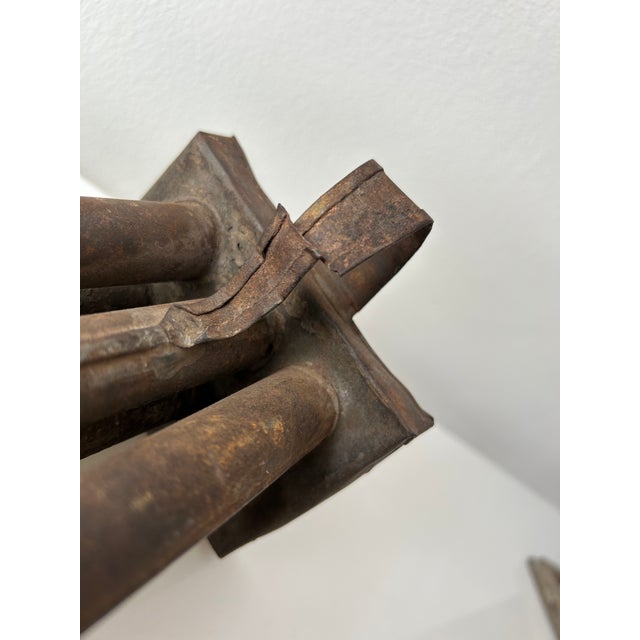Early 20th Century Rustic 6-Candle Mold For Sale In Miami - Image 6 of 10