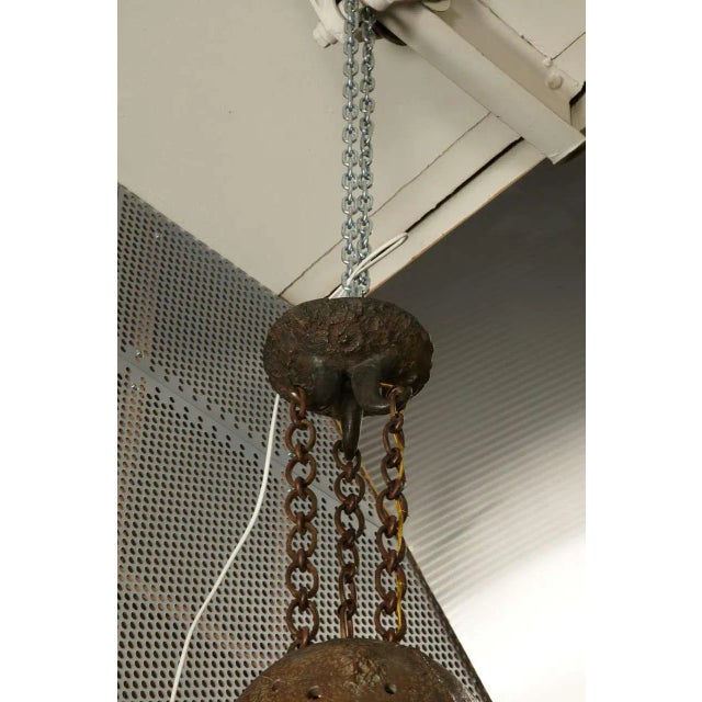 Vintage Moon Light Pendant by Robert Phandeve For Sale - Image 4 of 6