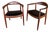 Hans J. Wegner Pair of Armchairs 'The Chair' for Johannes Hansen For Sale