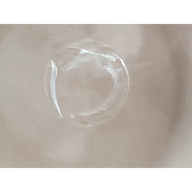 Glass Antique 18th Century Wheel Engraved Glass Large Flip Bucket - Dated 1751 - For Sale - Image 7 of 7