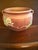 Mid-Century Modern Roseville Art Pottery Apple Blossom Small Jardiniere Vase #300-4 Usa ca.1948 For Sale - Image 3 of 8
