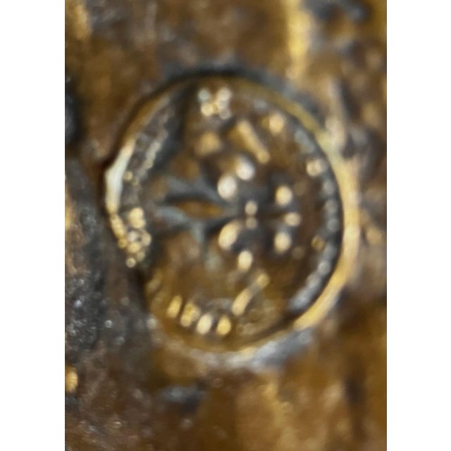 1920s Art Nouveau Signed Moreau Lamp For Sale - Image 11 of 11