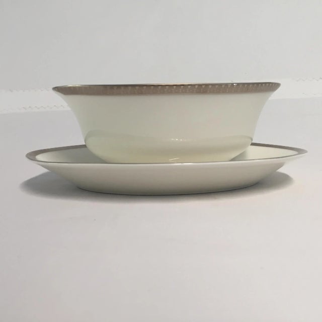 Platinum Rim Gray Boat For Sale In New York - Image 6 of 6