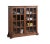 Mission Solid Oak Double Door Bookcase - Walnut For Sale - Image 11 of 11