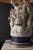 20th-Century Mangani Porcelain Table Lamp with Sculpted Figurines, Italy For Sale - Image 9 of 12