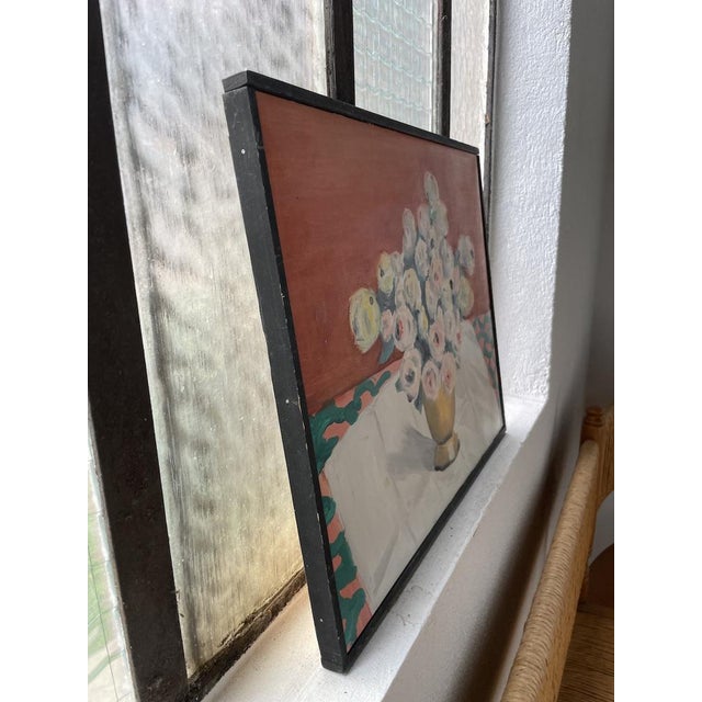 After Evan Walters, Flowers, 1960s, Oil Painting, Framed For Sale - Image 9 of 18