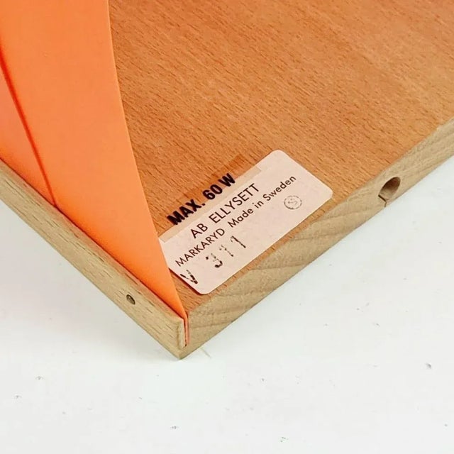 Scandinavian Model V 311 Wall Lights by Hans-Agne Jakobsson for Ellysett, Sweden, 1970s, Set of 2 For Sale - Image 10 of 12