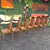 Mid Century Brutalist Tabago Dining Set For Sale - Image 10 of 13