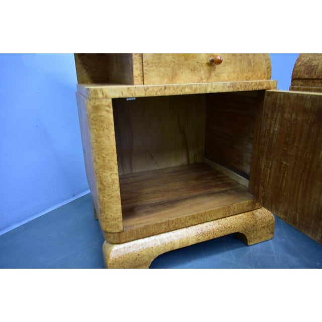 Art Deco Bedside Tables, Czechoslovakia, 1937, Set of 2 For Sale - Image 15 of 18