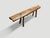 Andrianna Shamaris Teak Wood Log Style Bench For Sale - Image 4 of 5