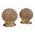 Vintage Brass Clamshell Bookends- a Pair For Sale