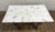 This is a stunning vintage Hooker Furniture Corporation Selenite sunburst rectangular dining table or writing desk in a...