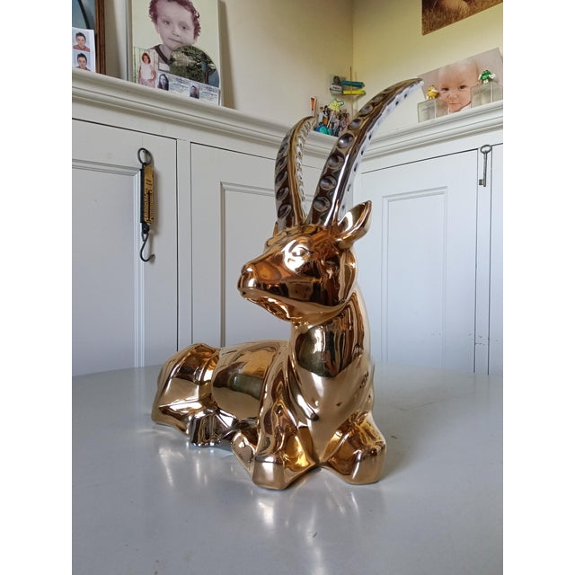 Ceramic Antelope by Ezio Zanardello, 1970s For Sale - Image 4 of 9