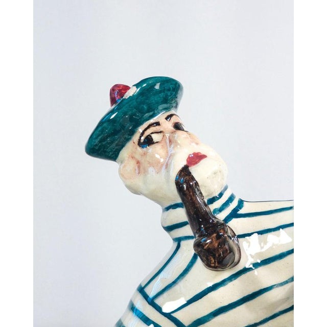 Ceramic Sailor Sculpture from C.A.S.A. Aretini, 1950s For Sale - Image 16 of 18