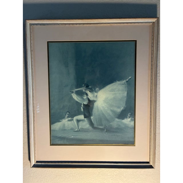 These vintage 1940 ballet lithographs capture the beauty of ballet in a mystic style. These original pencil signed prints...