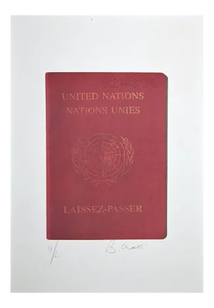 Bettino Craxi, Laissez-Passer, Screenprint, 1994