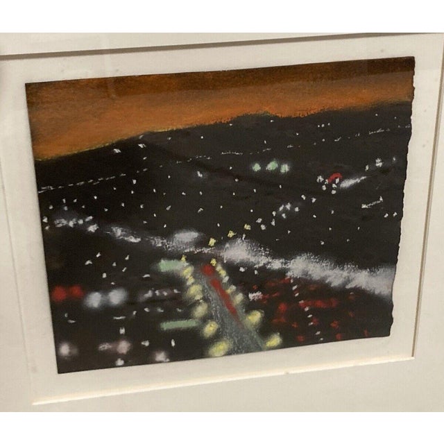 American Peter Alexander – Lax Peyden – Pastel on Paper – Signed 1992 – Framed 14" X 15.5" For Sale - Image 3 of 6