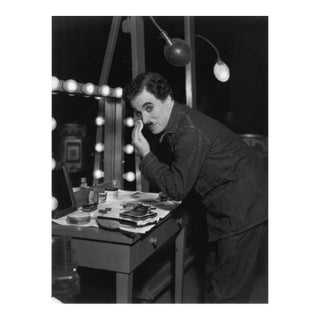 Charlie Chaplin During the Making of "Modern Times" 1936 For Sale