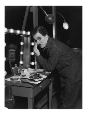 Charlie Chaplin During the Making of "Modern Times" 1936