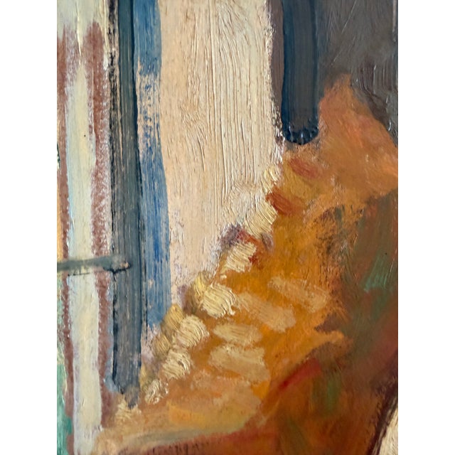 Marguerite De Lottis Nude Oil Painting Italian Antique Female Portrait Dated For Sale - Image 4 of 13
