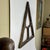 American Vintage Architectural Salvage Wood Triangular Honeycomb Decorative Window Frame For Sale - Image 3 of 9
