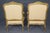 Pair of Late 19th-Century French Louis XV Style Giltwood Armchairs (Bergères) Immerse your space in the timeless elegance...