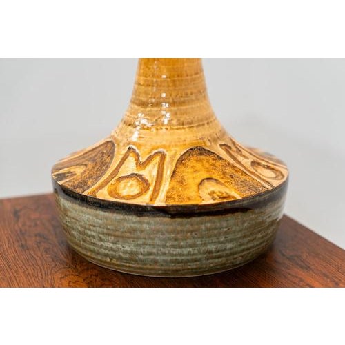 Ceramic Table Lamp by Søholm for Bornholmsk For Sale - Image 4 of 9