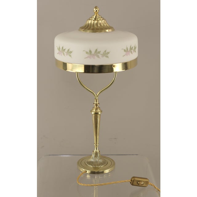 Art Nouveau Ladies Table Lamp in Brass, 1890s For Sale - Image 10 of 18