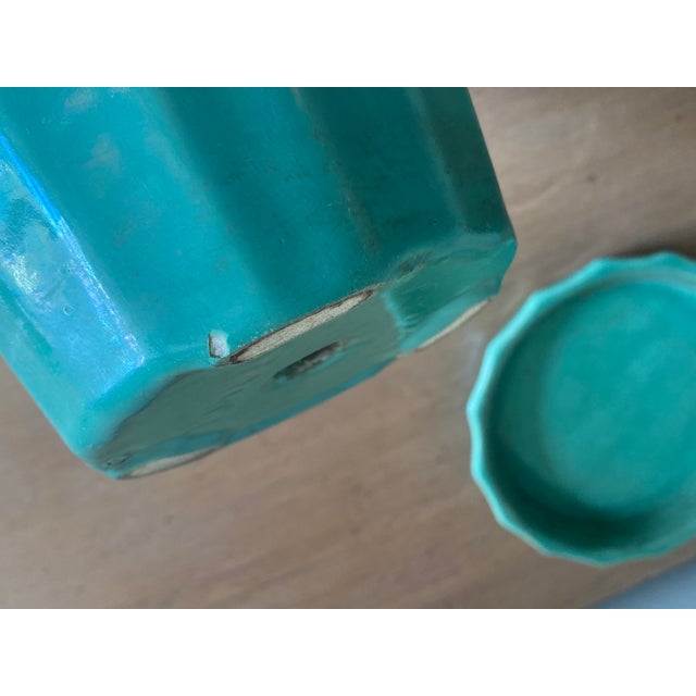 Late 1920s-Early 1930s Stangl Flowerpot With Saucer Shape #1261 For Sale - Image 9 of 11