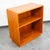Mid Century Danish Modern Bookshelf Cabinet Teak Shelves Glass Doors Display MCM For Sale - Image 11 of 11
