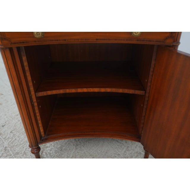 Wood Maitland Smith Adams Style Satinwood Console Cabinet For Sale - Image 7 of 18