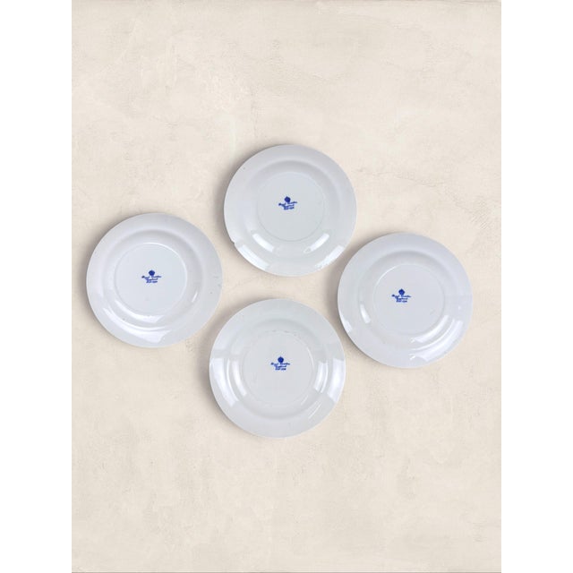 Antique English Royal Cauldon 'Cromer' Blue Transferware Small Side Plates Blue transferware was a staple of Victorian and...