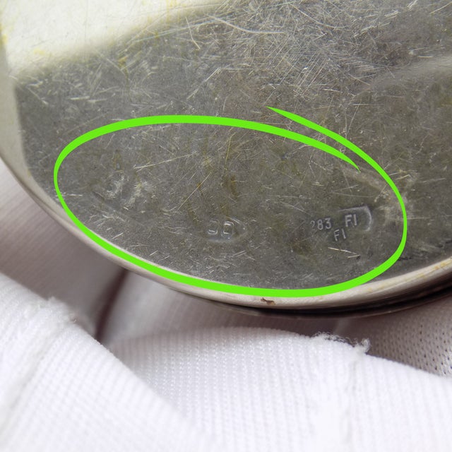 Vintage Italian Handmade Genuine Silver Hammered Round Pill Snuff Trinket Brandimarte Premium Italian Brand Box, Made in Florence (Firenze, Tuscany) For Sale - Image 6 of 8