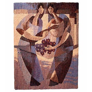 Woven Wool Absract Wall Textile Art For Sale