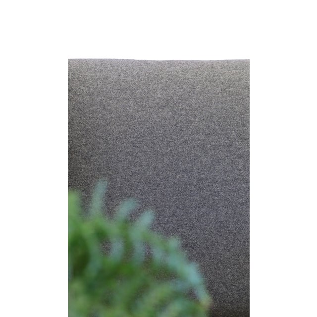 Danish Sofa and Armchairs in Gray Wool Fabric, 1960s, Set of 3 For Sale - Image 16 of 18