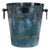 Mid 20th Century France Charcoal Silver Ice Bucket For Sale