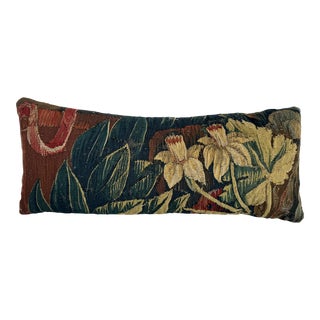 Brussels Pillow Made from 16th Century Fabric For Sale