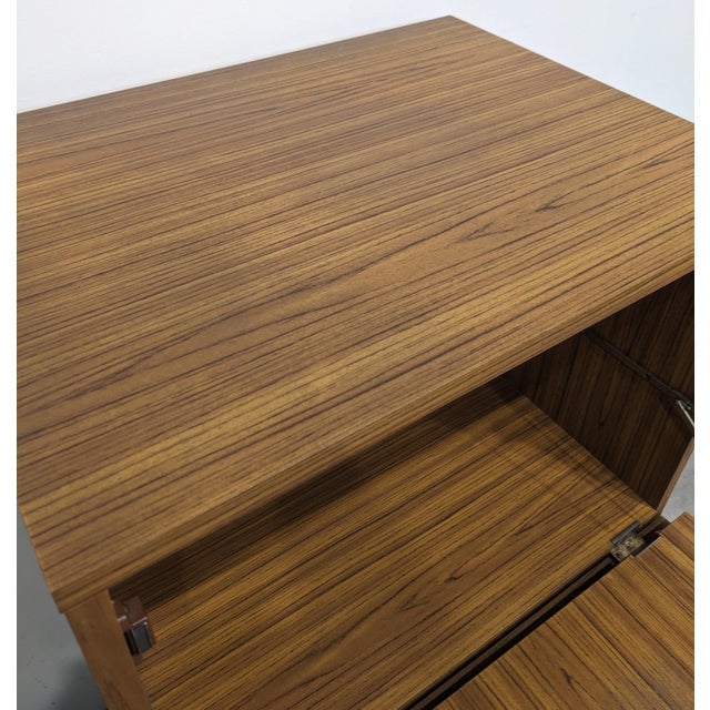 Wood Secretary or Bar Cabinet from Meurop, 1960s For Sale - Image 7 of 8