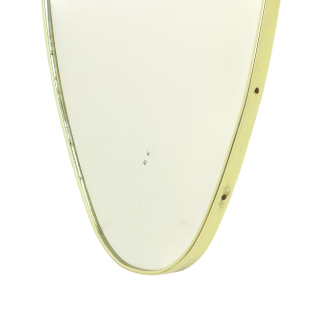 Glass Mid-Century Modern Freeform Mirror, 1950s For Sale - Image 7 of 11